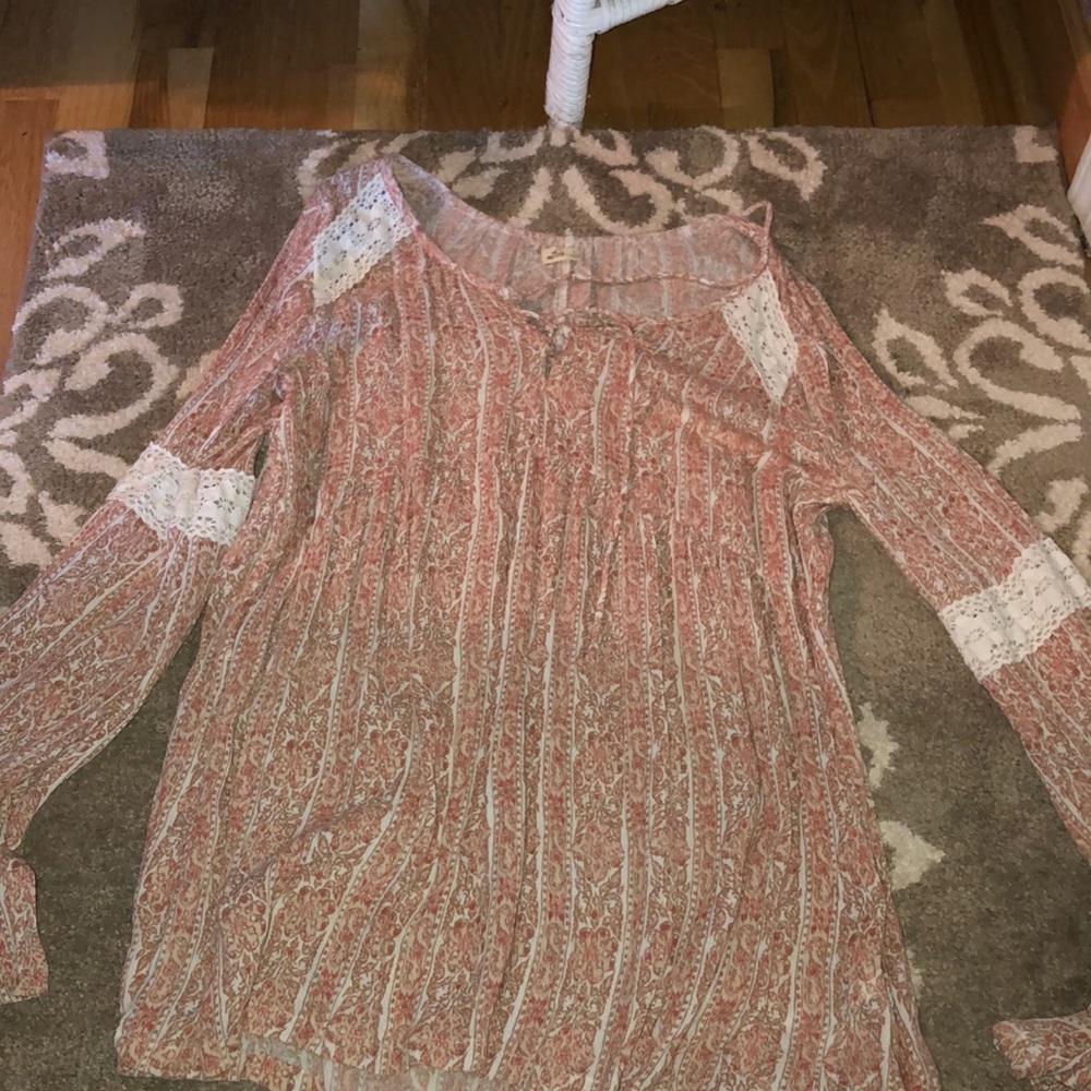 Floral with Lace Long sleeve
